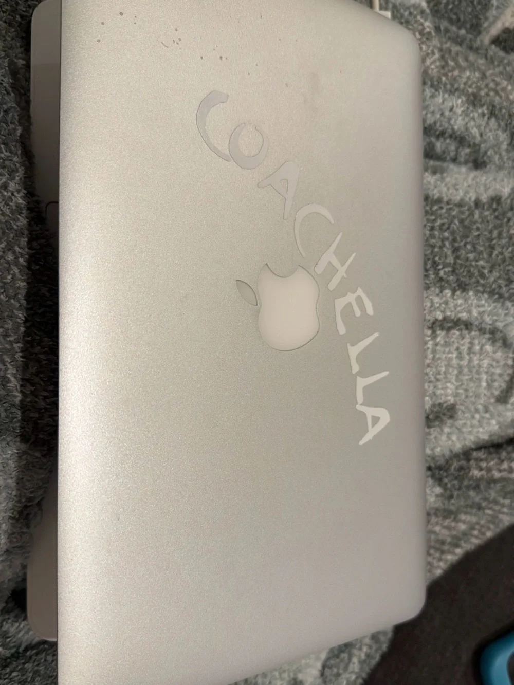 Apple MacBook Air Silver and Black Ultraportable Laptop with Charger